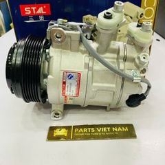 Lốc lạnh hay lốc điều hòa Mercedes W253 GLC300, GCL200, GLC350, GLC250 đời 2015 - 2020. Hàng nội địa Stal China, Puly 6PK. Mã A0008303002, A0008303902, A0008304002, A0008306700