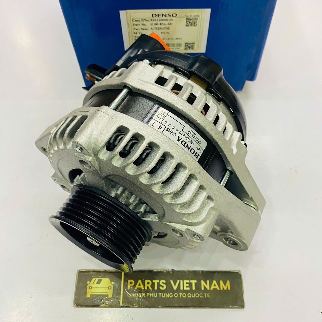 Máy phát điện Honda Acura MDX, Odyssey, Pilot đời 2007 - 2013. Hàng Denso China bảo hành lắp 1 tháng. Mã 31100-RJA-A02, 31100-RJA-A02