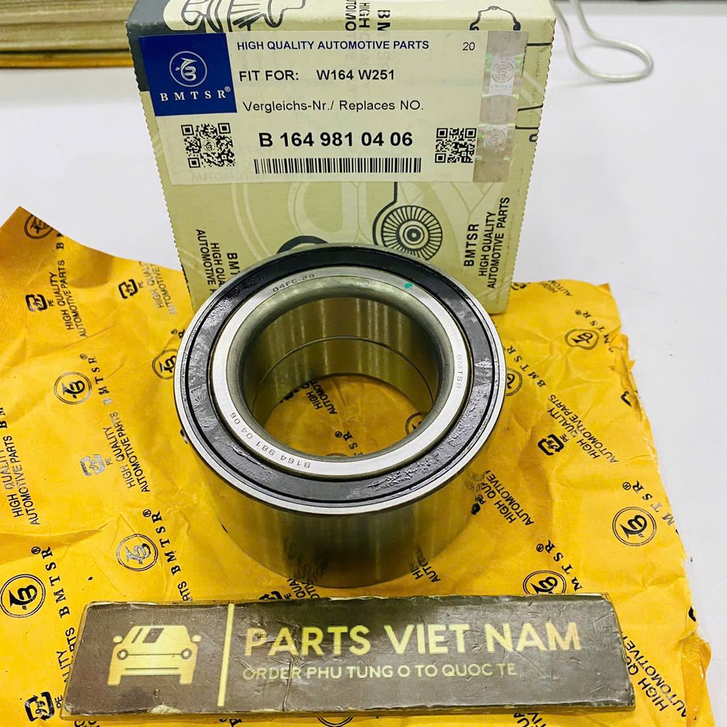 Bi moay ơ hay bạc đạn bánh trước và bánh sau Mercedes X164 GL450, GL350, GL320, GL500, W164 ML350, ML500, ML63, ML450, ML300, ML420, ML320 đời 2009 - 2012. Hàng Bmtsr. Mã A1649810406, A1649810106