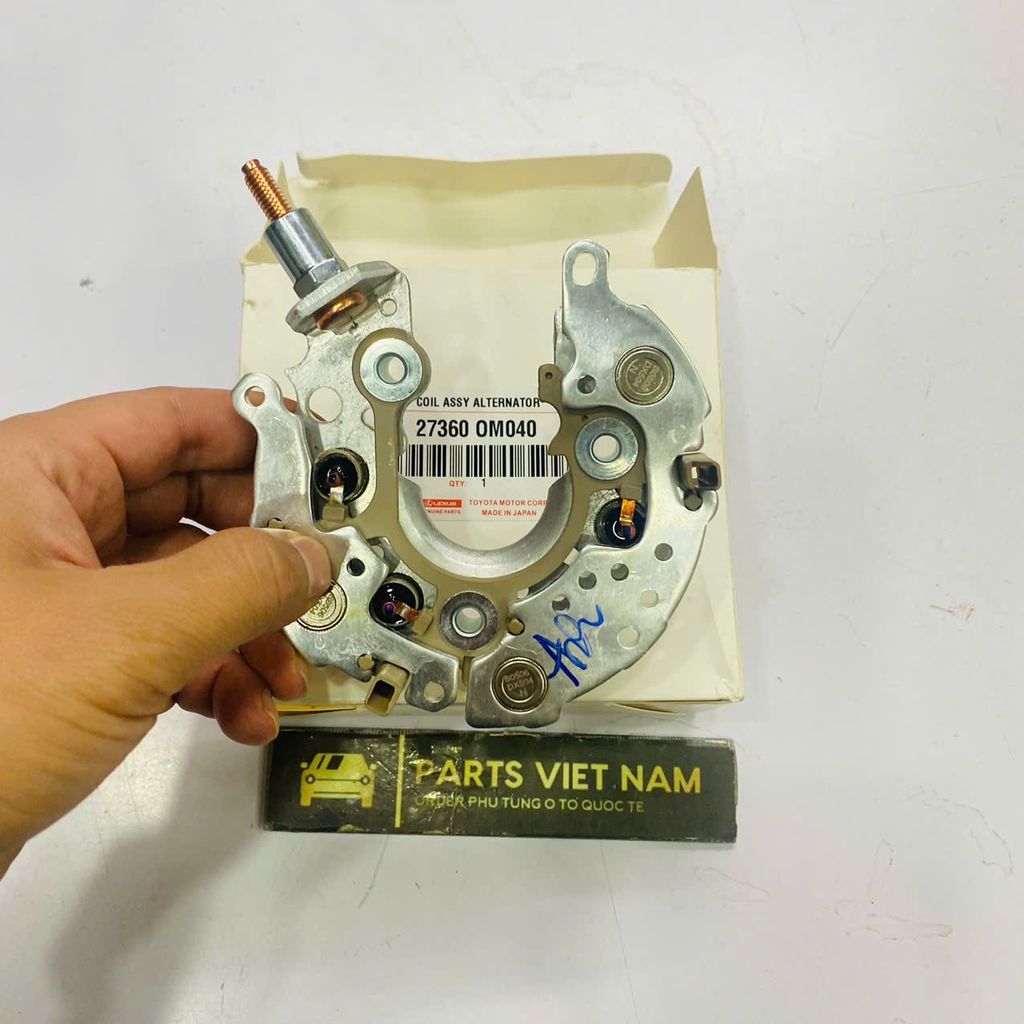 Đi ốt máy phát Toyota Vios, Yaris, Corolla Altis động cơ 1NZ, 2NZ đời 2007 - 2013. Hàng cao cấp. Mã 27360-0M040, 27060-0M040, 12V 80A