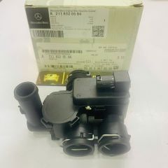Van nước nóng hay chia nước dàn sưởi điều hòa Mercedes W211 W219 E180, E200, E280, E240, E320, E500, E63, CLS500, CLS550, CLS63. Hàng xịn. Mã A2118320084, A2118320584