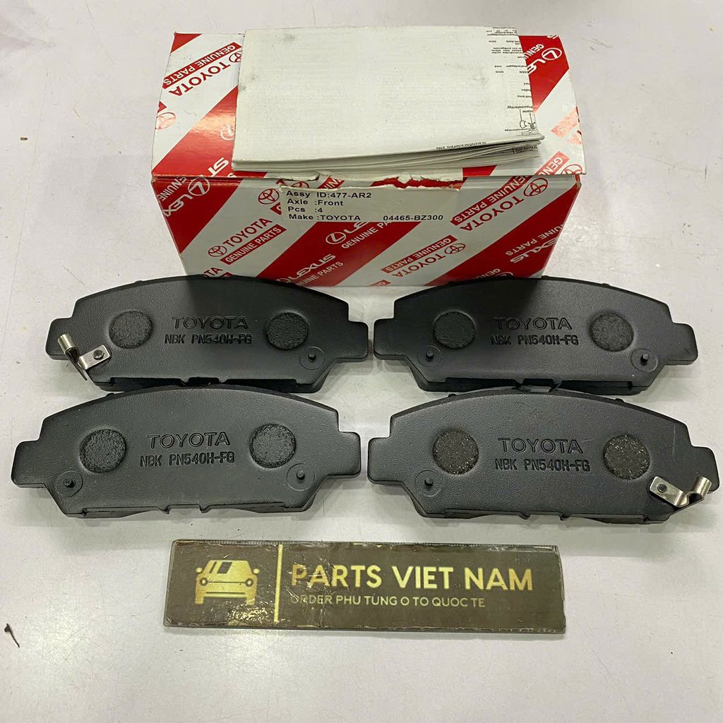 Má phanh hay bố thắng trước Toyota Veloz đời 2020 - 2025. Hàng cao cấp bảo hành không mạt không zít. Mã 04465BZ300