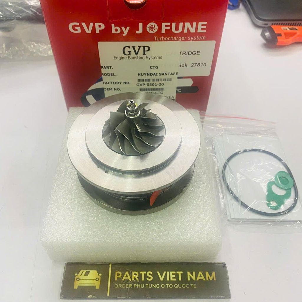 Ruột turbo Hyundai Santafe 2.2 động cơ D4EB đời 2006 - 2010. Hàng GVP Hàn Quốc. Mã 28231-27800, 28231-27810 ( loại turbo đế dầy)