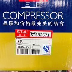 Lốc lạnh hay lốc điều hòa Hyundai Sonata 2.0 và 2.4, Kia Optima, K5 đời 2016 - 2025. Hàng Stal China. Mã ST692571, 6SEU13C, 97701-D4400, 97701-C2000,