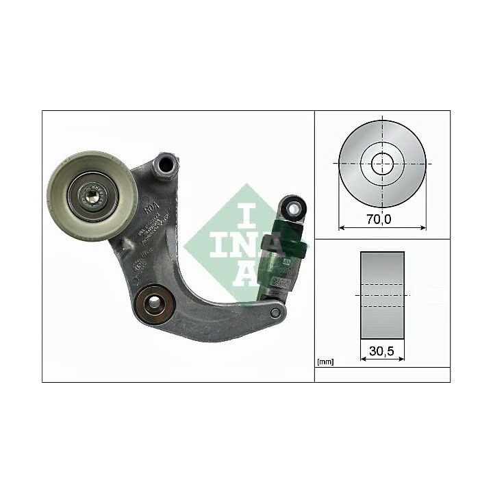 Cụm bi tăng dây curoa tổng Honda Civic 1.8, CRV 2.0 đời 2008 - 2016. Hàng INA. Mã 31170-R0A-015, 31170-R0A-005, 31170-R0A-025