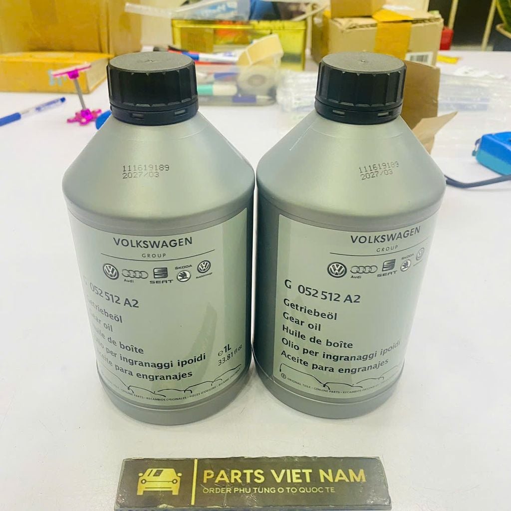 Dầu hay nhớt hộp số tự động Audi A1, A2, Q2, Volkswagen Beetle, Seat, Skoda đời 2008 - 2019. Hàng xịn. Mã 0AM325025, G052512, G052512A1, G052512A2, G055512, G055512A2 ( 1 lít )