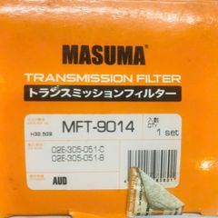 Lọc dầu hay nhớt hộp số tự động Audi A1, A3, Q2, Q3, TT đời 2013 - 2024. Hàng Masuma Japan. Mã MFT-9014, 02E305051C, 02E305051B, 02E305051D, 02E398051