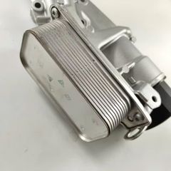 Cụm két làm mát dầu hay két sinh hàn Mercedes W203, W204, W211, W212, W164, W251, W221, R230, R171 động cơ M272. Hàng oem Card. A2721800000, A272180000064, A2721800210, A2721800410, A2721800510