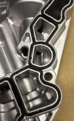 Cụm két làm mát dầu hay két sinh hàn Mercedes W203, W204, W211, W212, W164, W251, W221, R230, R171 động cơ M272. Hàng xịn đặt hàng 3 - 5 ngày. Mã A2721800000, A272180000064, A2721800210, A2721800410, A2721800510