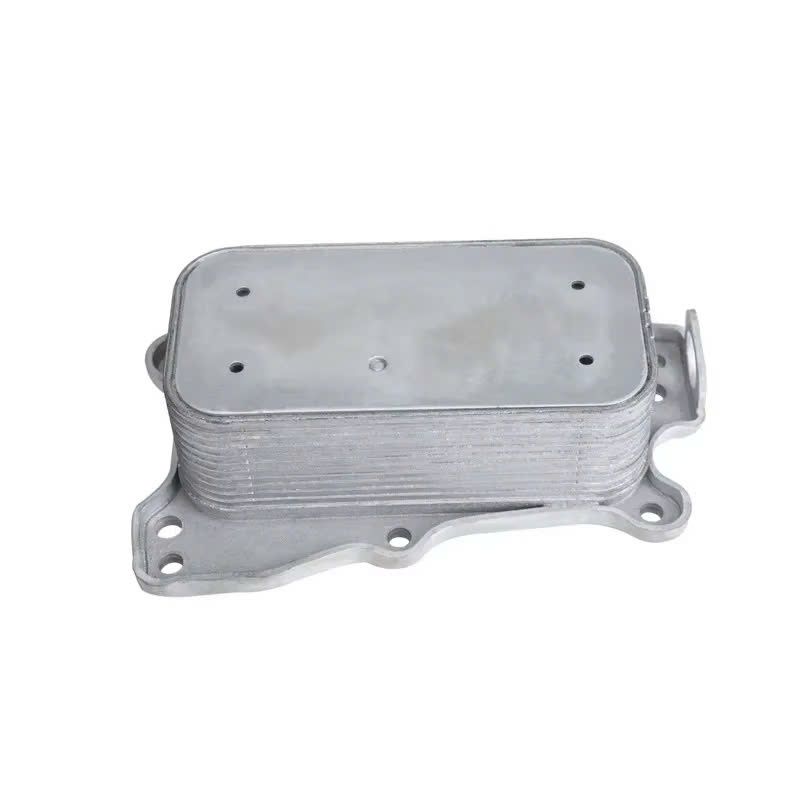 Két sinh hàn hay két làm mát dầu Mercedes C230, C280, C300, C350, CLK350, GLK350, ML350, ML450, R350, S400, SLK80, SLK300, SLK350 động cơ M272 đời 2005 - 2012. Hàng Đức. Mã A2721840080, A2721840280, A2721880001