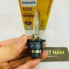 Bóng đèn pha Xenon Philips D2S 35W ánh sáng vàng 4200k. Hàng xịn. Mã 85122
