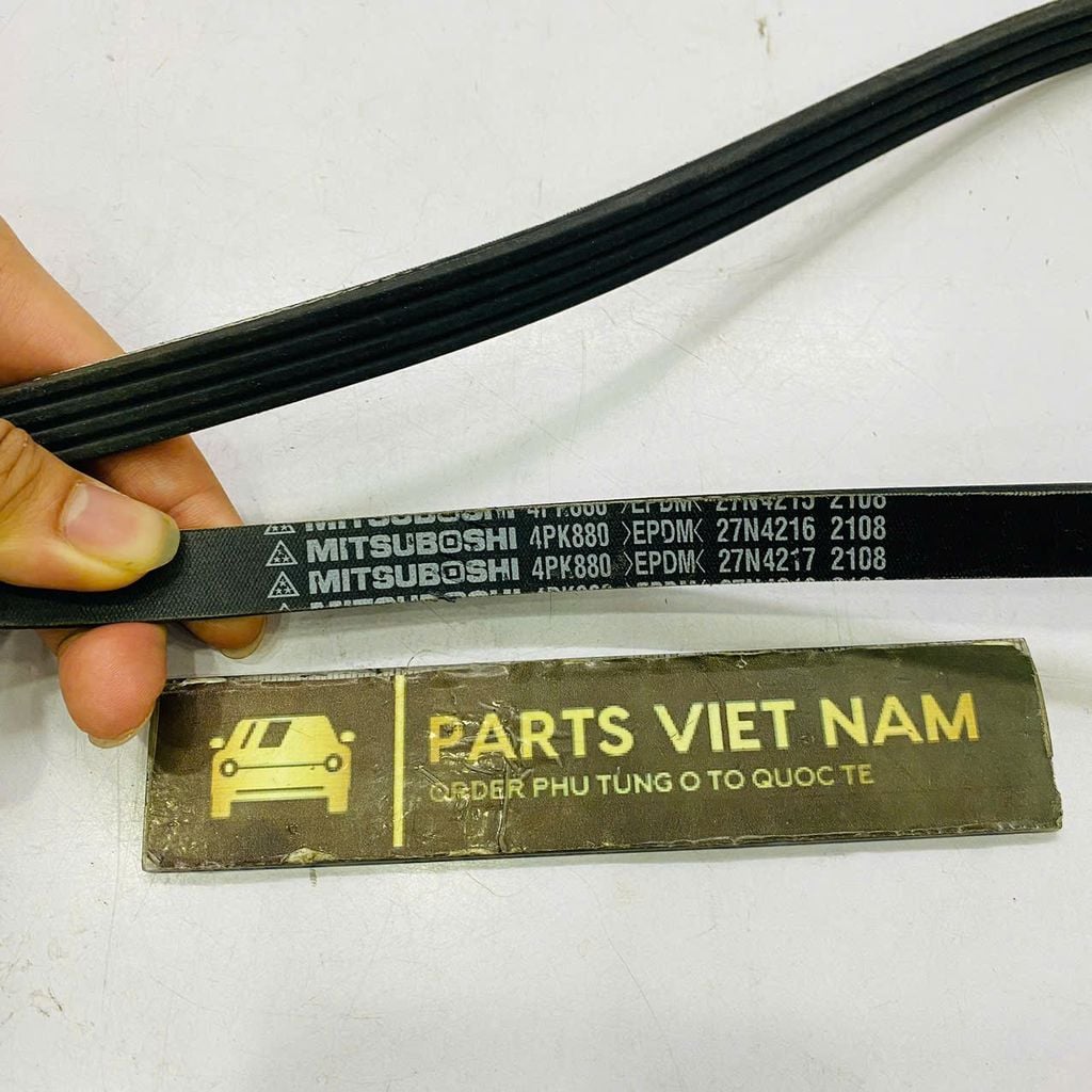 Dây curoa bơm trợ lực Toyota Camry 3.0 máy 1MZ đời 2000 - 2003. Hàng Mitsuboshi Japan. Mã 4PK880, 90080-91228, 9008091228