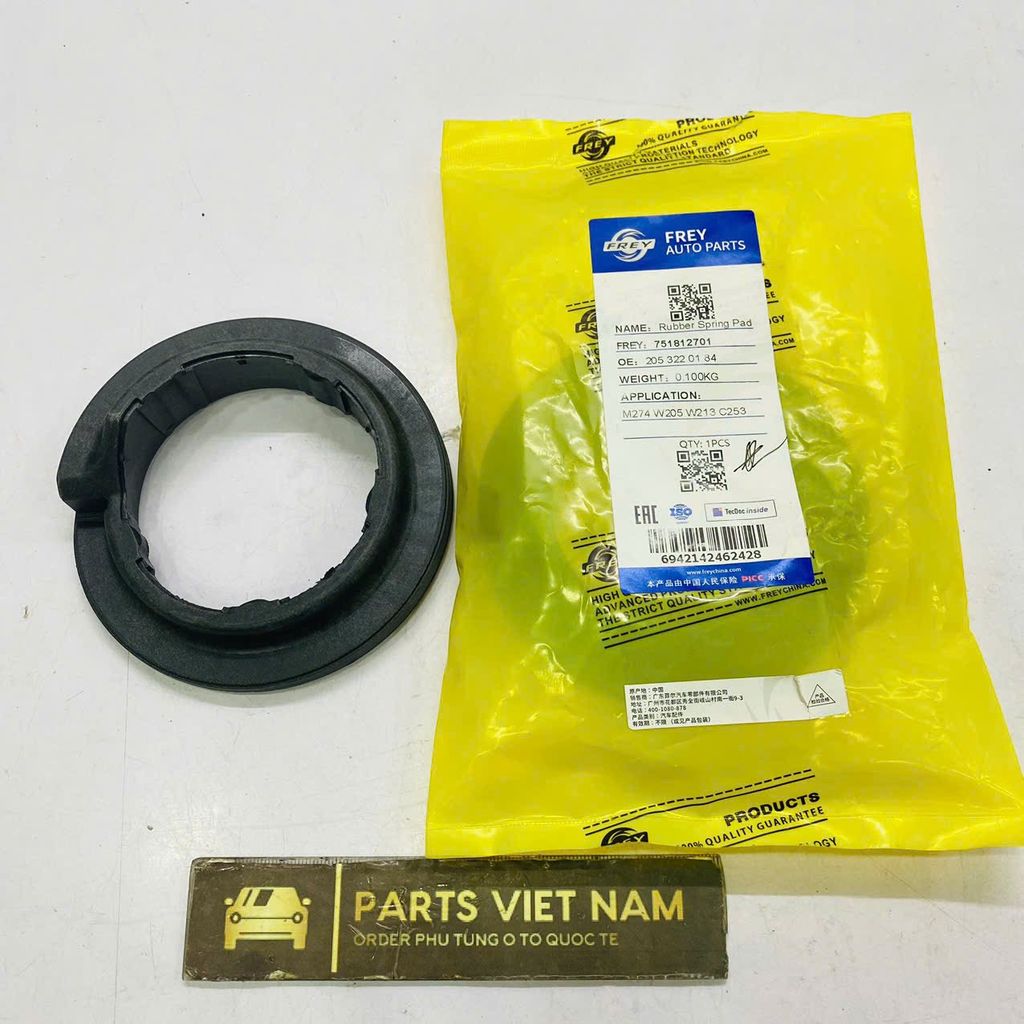 Cao su đệm bát bát bèo giảm xóc hay phuộc trước Mercedes W205, W213, W253, C200, C250, C300, E200, E250, E300, GLC200, GLC250, GCL300 đời 2014 - 2024. Mã A2053220184, A2053230020, A2133230020, A2533230020