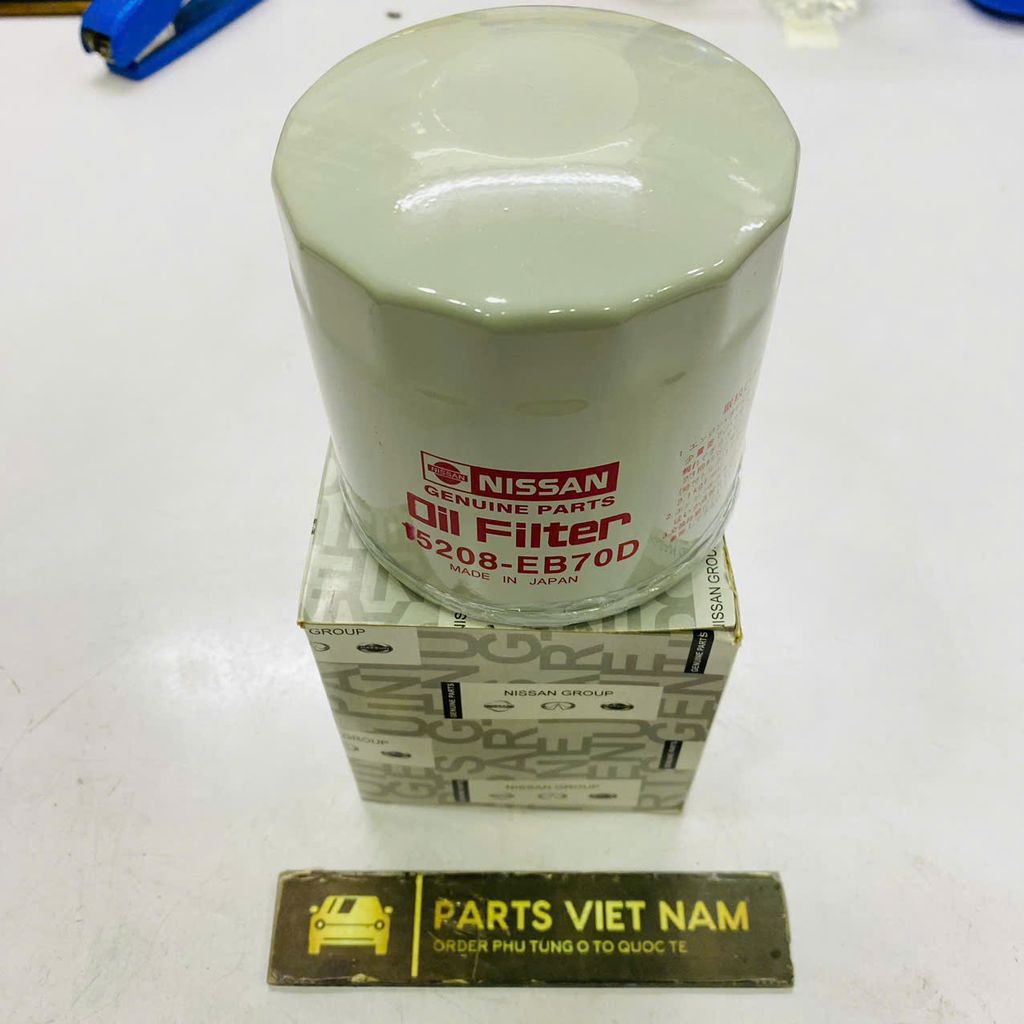 Lọc dầu động cơ Nissan Navara, Murano, Navara, Np300, Pathfinder, X-trail đời 2001 - 2020. Hàng Cao cấp. Mã 15208BN30A, 15208EB70C, 15208EB70D, 15208BN30, 15208BN300, 15208EB7XD, 1654601800, 1654616300