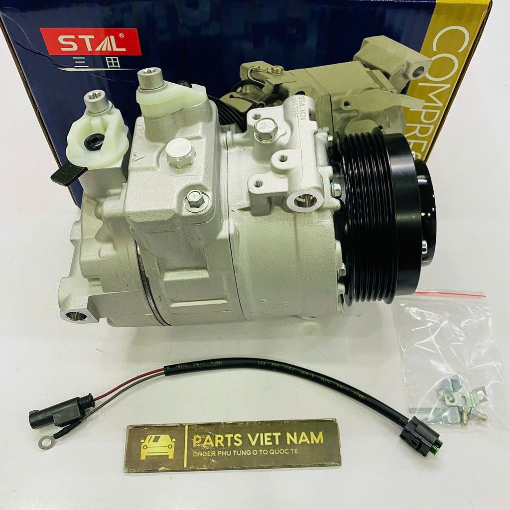 Lốc lạnh hay lốc điều hòa Mercedes CLK240, CLK320, CLK270, CLK320, CLK55, CLS350, CLS500, CLS55, , E200, E220, E240, E320, E500, CL55, CL600, S350, S500, SL280, SL350, SL500, Spinter, Viano, Vito đời 2000 - 2014. Hàng Stal China. Mã A0002305111