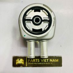 Két sinh hàn hay két làm mát dầu động cơ Land Rover Ranger Rover Evoque 2.0 L358, Discovery Sports 2.0 L550, Freelander 2 2.0 L359, Jaguar EX, FX 2.0 đời 2011 -2019. Hàng cao cấp. Mã LR025515