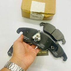 Má phanh hay bố thắng trước Audi A4, A5, A6, A7, Q5, S4, S5 đời 2009 - 2015. Hàng cao cấp Faw Audi China. Mã 8K0698151, 8K0698151L, 8K0698151D 8K0698151H