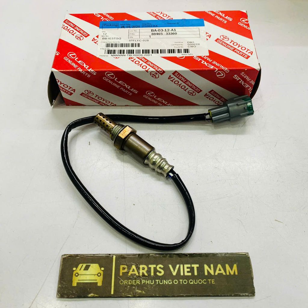 Cảm biến oxy dưới bên trái Lexus ES240, ES350, ES300h động cơ 2GR đời 2006 - 2015. Hàng cao cấp.  Mã 89465-333605