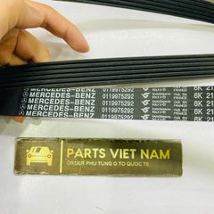 Dây curoa tổng Mercedes W204, W163, W221, S250, ML320, GLK250, GLK200, E250, C180, C200, C250 đời 2007 - 2015. Hàng cao cấp bảo hành 6 tháng. Mã 6PK2155, 6PK2153, 6PK2154, 6PK2156, 6PK2157, A0019933496, A0039930396, A0119971992, A0119975292, A0129975292