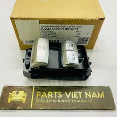 Công tắc lên xuống kính cửa sau bên trái hoặc lái đế đen Mercedes W213 E300, E200, , E220, E350, W222, S400, S600, S500, S450, S300, S350 đời 2016 - 2024.Hàng cao cấp bảo hành 3 tháng. Mã A2229050009