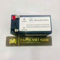 Bình ắc quy phụ Mercedes W176, W117, W247, W118, W212, W447, W463, W166, W164, W247, X204, W251, W221. Hàng Mer xịn Taiwan bảo hành 6 tháng, thông số 12V 12Ah. Mã N000000004039, 000000-004039, A 000000-004039