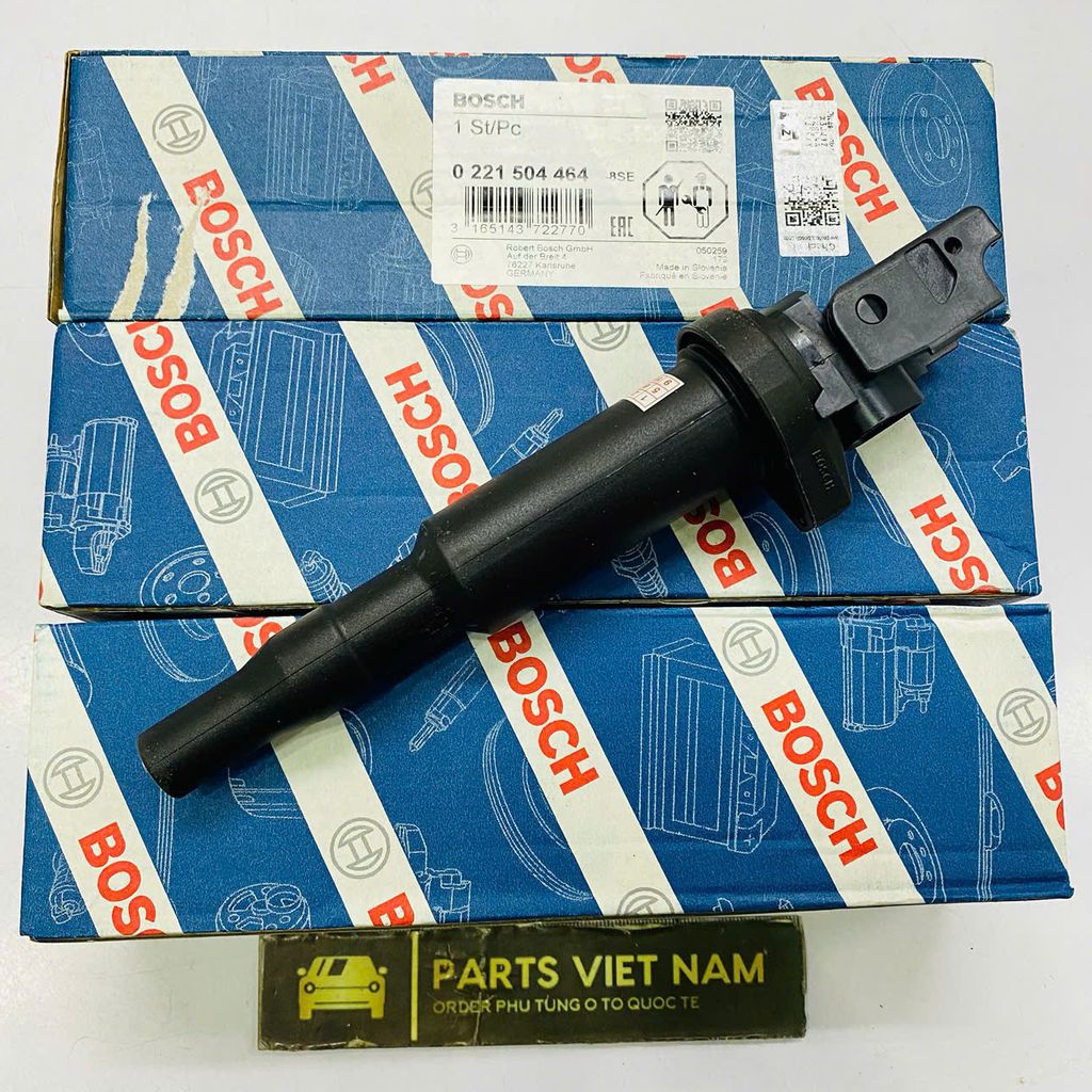 Mobin BMW E46 318i, 325i, 320i, 330i, E39, E60, 520i, 525i, 530i, 540i, E65, E66, E67 760i, 730i, 735i, 740i, 745i, 750i, E84 X1, E83 X3, E70 X5 đời 2000 - 2013. Hàng Bosch. Mã 0221504464, 12131712219, 12137551260, 12137594938
