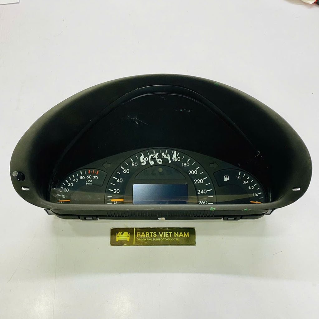 Đồng hồ taplo Mercedes W203 C180 số tự động đời 2000 - 2005. Hàng tháo xe zin đặt hàng 7 ngày mã. A2035400711