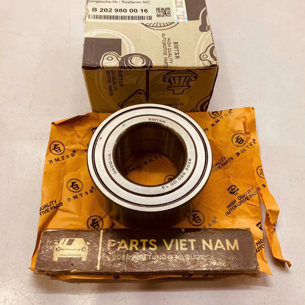 Bi moay ơ hay bạc đạn bánh sau Mercedes W203 C180, C200, W210 E200, E230, E280 đời 2000 - 2008. Hàng Bmtsr. Mã A2013500149, A2013500249, A2019800016, A2029800016, A2029800116