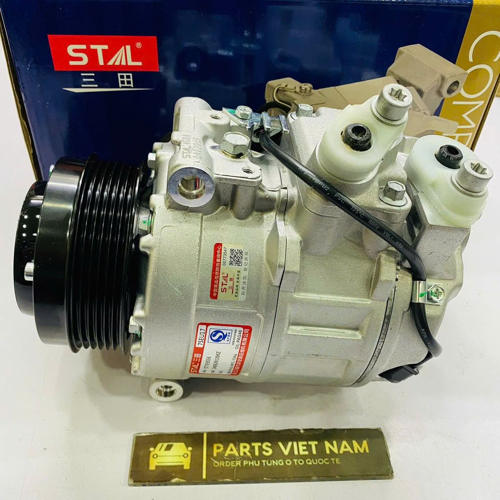 Lốc lạnh hay lốc điều hòa Mercedes W222 S400 đời 2014 - 2017. Hàng Stal China. Mã A0008306900