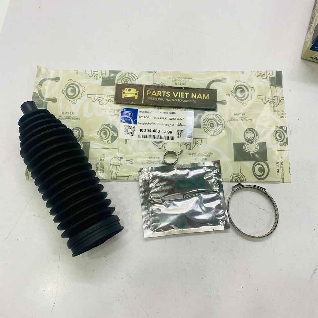 Cao su chụp bụi thước lái Mercedes W204 C200, C250, C300, W212 E200, E250, E300, W221 S350, S450, S500 đời 2006 - 2016. Hàng Bmtsr. Mã A2044630396 ( 1 cái )