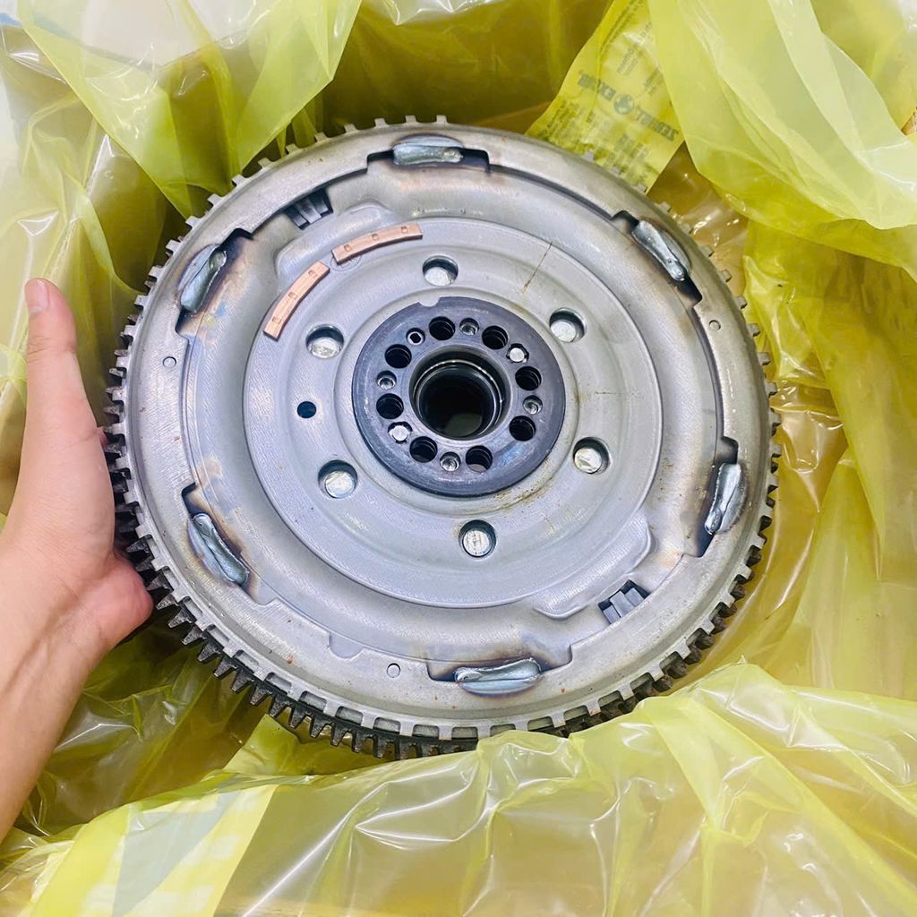 Bánh đà kép Nissan Navara 2.5 D40 YD25, Pathfinder 2.5 đời 2005 - 2014. Hàng Luk Đức. Mã 415-0363-11, 12310-EB300, 12310-EB30A, 12310-EB30ATN, 12310EB300, 12310EB30A