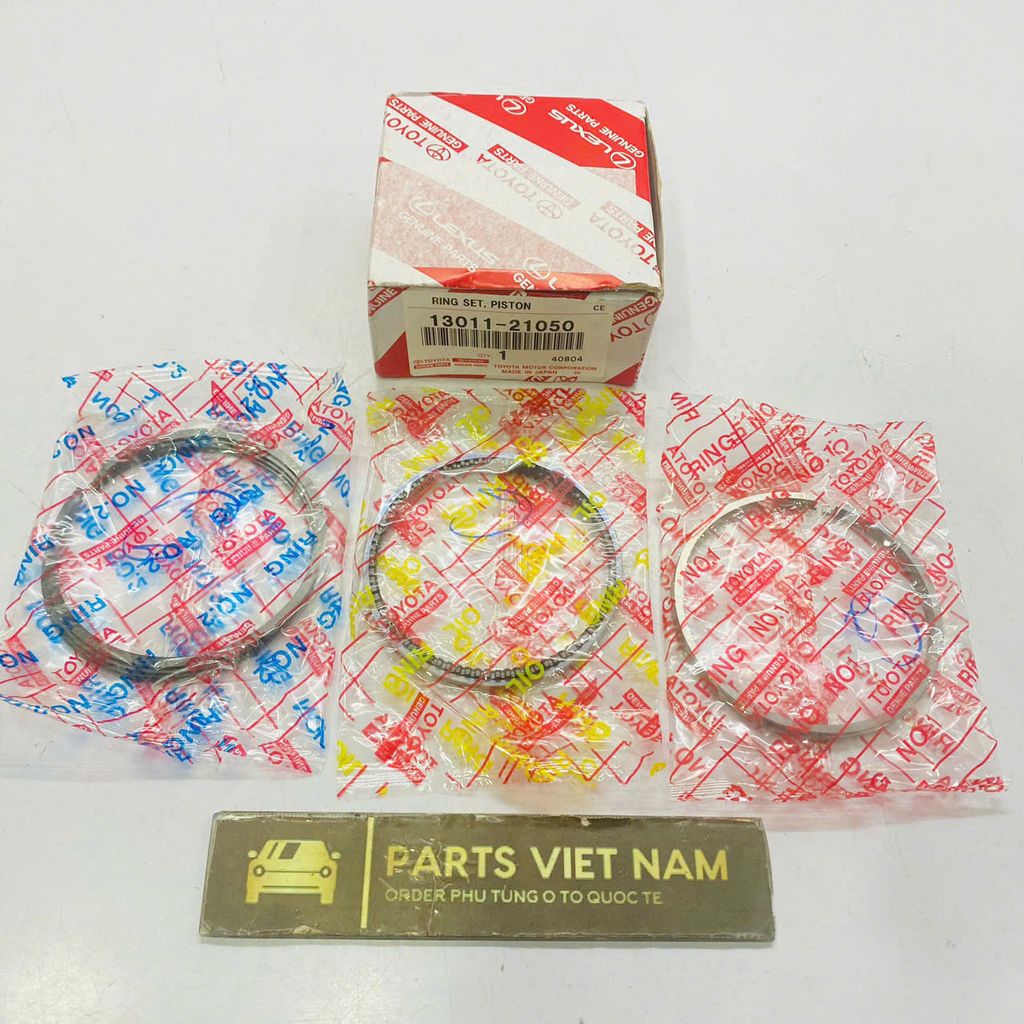 Xéc măng cos 0 Toyota Vios, Yaris động cơ 1NZ, 2NZ đời 2008 - 2017. Hàng xịn Toyota. Mã 13011-21050