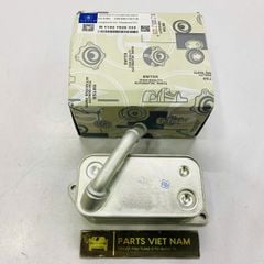 Két sinh hàn hay két làm mát dầu nhớt động cơ BMW 525i, 528i, 530i, X5, X6, X3, X1, 535i, 640i, 320i, 328i động cơ N52, N54, N20, N55, đời 2005 - 2016. Hàng Bmtsr. Mã 11427525333