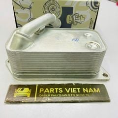 Két sinh hàn hay két làm mát dầu nhớ động cơ BMW E60, E61, E70, E71, E82, E83, E84, F07, F10, F12, F13, F15, F16, F25, F30, F31, F32 động cơ N52, N54, N20, N55, đời 2005 - 2016. Hàng Bmtsr. Mã 11427525333