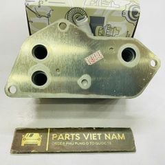 Két sinh hàn hay két làm mát dầu nhớt động cơ BMW 525i, 528i, 530i, X5, X6, X3, X1, 535i, 640i, 320i, 328i động cơ N52, N54, N20, N55, đời 2005 - 2016. Hàng Bmtsr. Mã 11427525333