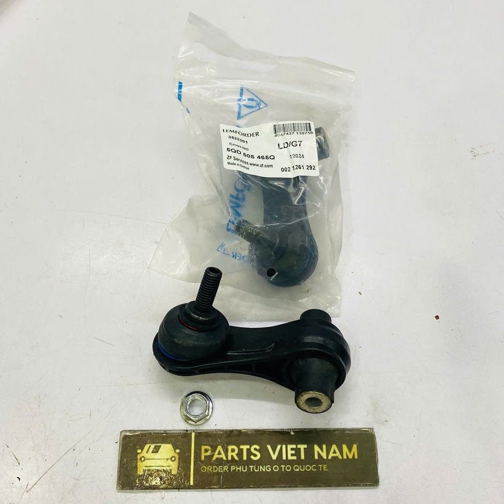 Rô tuyn thanh cân bằng sau Volkswagen Golf, Tiguan, Audi A3, Q2, Skoda Kodiaq đời 2016 - 2021. Hàng Lemforder. Mã 5WA505465A