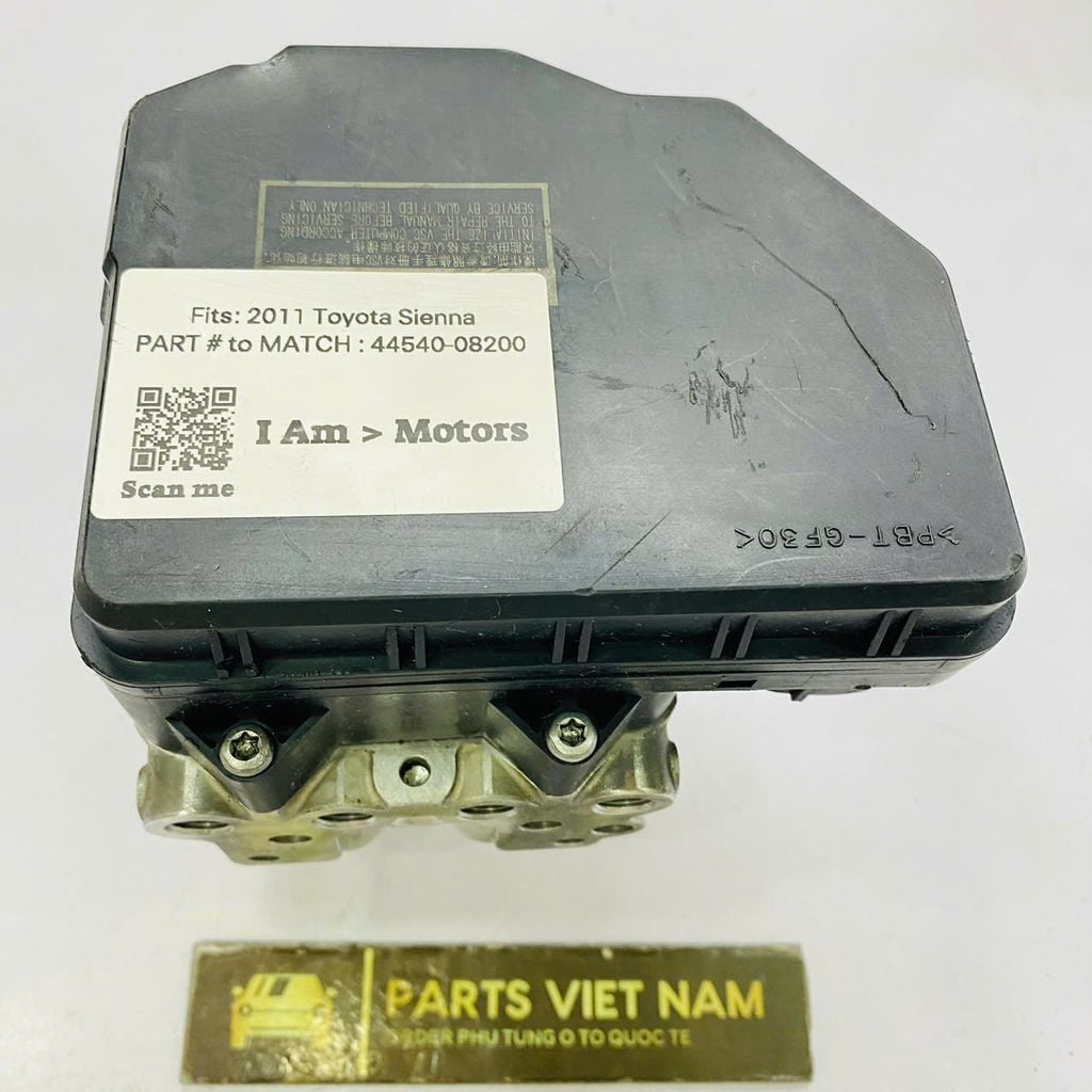 Cụm ABS Toyota Sienna LE đời 2008 - 2012. Hàng tháo xe US mới 95%. Mã 44540-08200, 89541-08220, 133000-9180