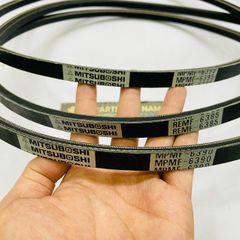 Bộ dây curoa điều hòa máy phát trợ lực bản A Mitsubishi Jolie chạy chế động cơ 4G63 đời 1998 - 2003. Hàng Mitsuboshi Japan. Mã MPMF-6395, MPMF-6385, MPMF-6390
