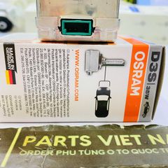 Bóng đèn pha xenon D3S 35W mầu 4300k cho BMW, Land Rover, Audi, Volvo, Volkswagen, Skoda, Seat, Porche, Mercedes, Jaguar, Chrysler. Hàng Osram. Mã 66340HBI