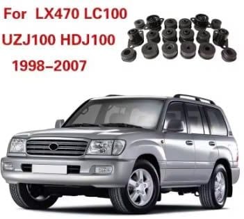 Đệm cao su khung xe, cao su chân cabin Toyota Land Cruiser FZJ100, FZJ80, Lexus LX470 đời 1998–2007. Hàng cao cấp đặt hàng trong vòng 12 ngày. Mã 52201-60050 52202-60030