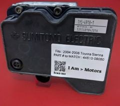 Cụm điều khiển phanh ABS Toyota Sienna đời 2004-2006.  Hàng tháo xe zin mới 90% đặt Mỹ 18 ngày. Mã 89541-08050, 44050-08030