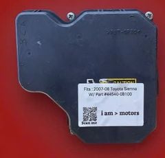 Cụm điều khiển phanh ABS Toyota Sienna đời 2007 - 2008. Hàng tháo xe zin mới 90% đặt Mỹ 18 ngày. Mã  133800-8500
