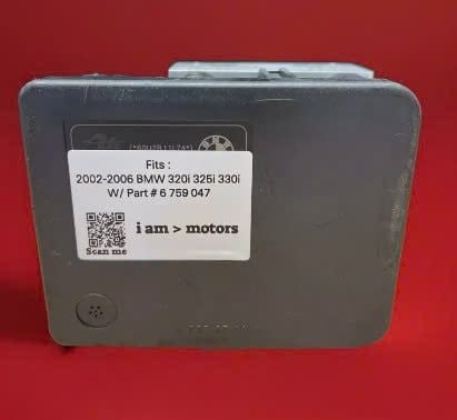 Cụm điều khiển phanh ABS BMW 320i 325i 330i đời 2002 - 2006. Hàng tháo xe zin mới 90% đặt Mỹ 18 ngày. Mã  10.0960-0805.3, 10.0206-0026.4 ,  10.09600805.3, 10.02060026.4