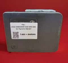 Cụm điều khiển phanh ABS BMW 320i 325i 330i đời 2002 - 2006. Hàng tháo xe zin mới 90% đặt Mỹ 18 ngày. Mã  10.0960-0805.3, 10.0206-0026.4 ,  10.09600805.3, 10.02060026.4