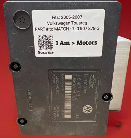 Cụm điều khiển phanh ABS Volkswagen Touareg đời 2005 – 2007. Hàng tháo xe zin mới 90% đặt Mỹ 18 ngày. Mã 7L0 907 379 G