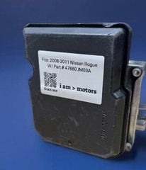 Cụm điều khiển phanh ABS Nissan Rogue	 đời 2008 – 2011. Hàng tháo xe zin mới 90% đặt mỹ 18 ngày. Mã 47660-JM03A 47660JM03A
