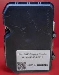 Cụm điều khiển phanh ABS Toyota Corolla đời 2015–2016.Hàng tháo xe zin mới 90% đặt Mỹ 18 ngày. Mã 44540-02411 4454002411