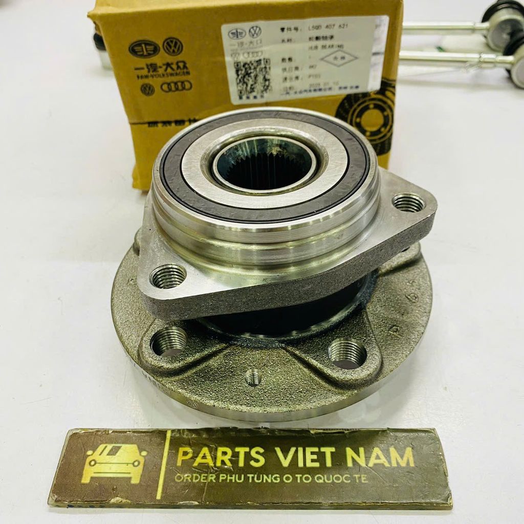 Bi moay ơ hay bạc đạn bánh trước Audi A3, TT, Volkswagen Golf, Tiguan đời 2007 - 2024. Hàng Faw VW xịn. Mã L5QD407621, 5Q0407621F, 5Q0407621A, 5WA407621B, 8S0498625A