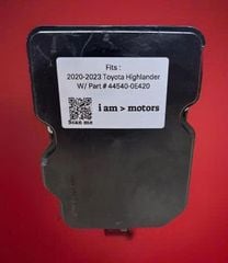 Cụm bơm điều khiển phanh ABS Toyota Highlander đời 2020–2023 Hàng tháo xe zin mới 90% đặt mỹ 18 ngày. Mã 44540-0E420