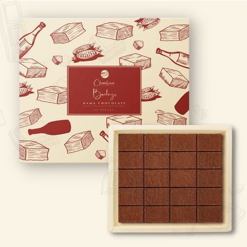 Sô cô la Tươi vị Baileys (65% Cacao) - Fullsize 20 viên